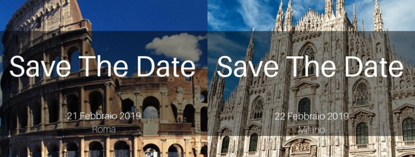 Save the Date Roma-Milano